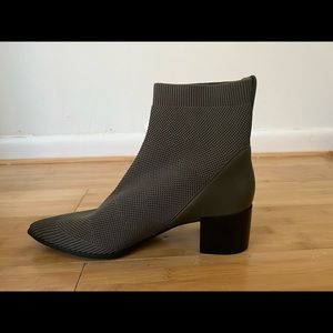 Olive Everlane Knit Boss Boots